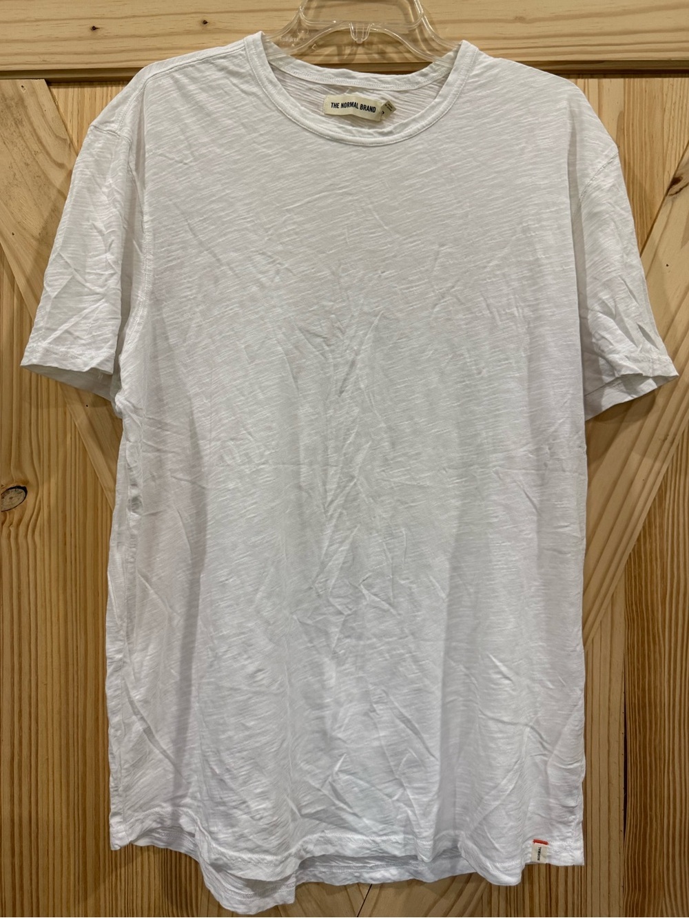The Normal Brand Men's White Crew Neck T-Shirt